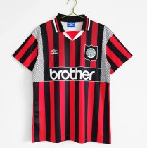Retro Manchester City Away 1:1 Quality Soccer Jersey  1994-1996