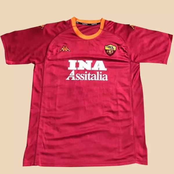Retro Roma Home 1:1 Quality Soccer Jersey  2000-2001
