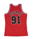 NBA Mitchell & Ness bull 91 red