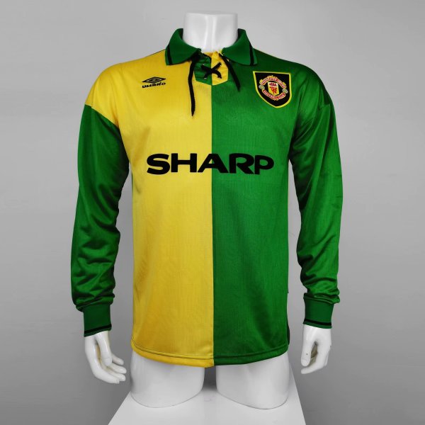 Retro 1992 Manchester United Long sleeve 1:1 Quality Soccer Jersey