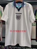 Retro England Home 1:1 Quality Soccer Jersey  1996