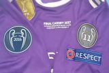 Retro Real Madrid Away Long sleeve   1:1 Quality Soccer Jersey    2016-2017