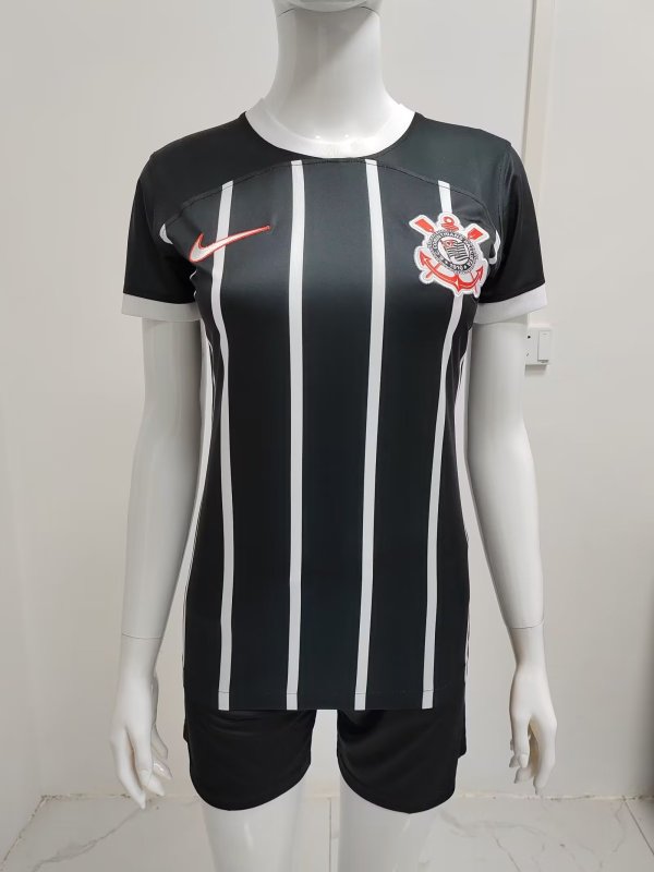 Corinthians Away Women  1:1 Quality Soccer Jersey  23-24
