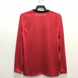Retro  Manchester United Home Long Sleeve 1:1 Quality Soccer Jersey  2009-2010