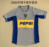 Retro Boca Juniors Away Fans 1:1 Quality Soccer Jersey  2002