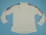 Retro Real Madrid Home Long Sleeve 1:1 Quality Soccer Jersey  2002-2003