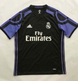 Retro Real Madrid Away Black  1:1 Quality Soccer Jersey    2016-2017