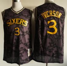 NBA 76ers (mesh print) 3 Allen Iverson red