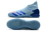 阿迪达斯猎鹰20.3无鞋带怀龙底MD室内平底足球鞋adidas PREDATOR 20.3 Laceless IN 39-45