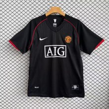 Retro  Manchester United 2rd away 1:1 Quality Soccer Jersey  2007-2008