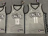 NBA Nets grey Irving No.11  1:1
