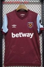 West Ham United Home Fans 1:1 Quality Soccer Jersey  23-24