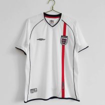 Retro England Home 1:1 Quality Soccer Jersey  2001-2003
