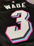 NBA  Heat  black Wade No. 3 1:1