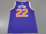 NBA New Suns #22 Ayton purple