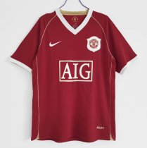 Retro Manchester United Home 1:1 Quality Soccer Jersey  2006-2007