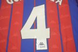 Retro Barcelona Home  1:1 Quality Soccer Jersey   1997-1998