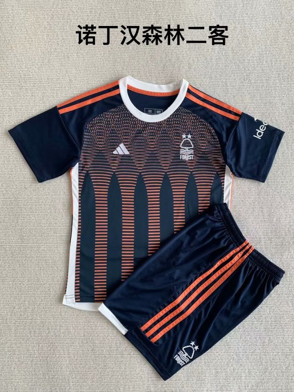 Nottingham Forest Thrid Away kids 1:1 Quality Soccer Jersey  23-24