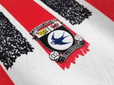 Retro Cardiff City  1:1 Quality Soccer Jersey  1993-1994