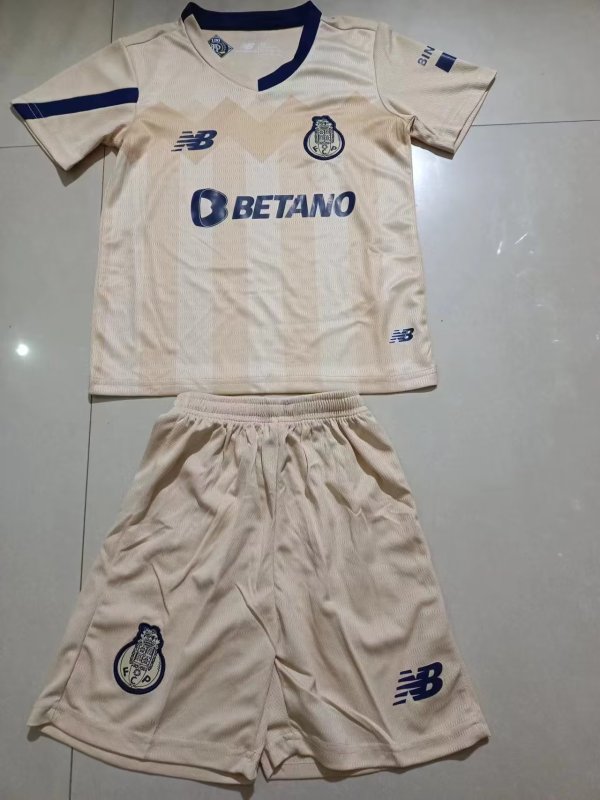 Porto Away  Kids 1:1 Quality Soccer Jersey   23-24