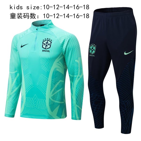 Brazil  Kids tracksuit  size 10-18  1：1  22-23