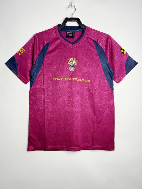 Retro Iron Maiden West Ham Away   1:1 Quality Soccer Jersey   2010