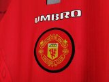 Retro  Manchester United  Home 1:1 Quality Soccer Jersey  1996-1997