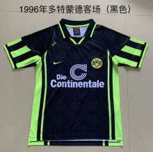 Retro Dortmund Away  1:1 Quality Soccer Jersey    1996