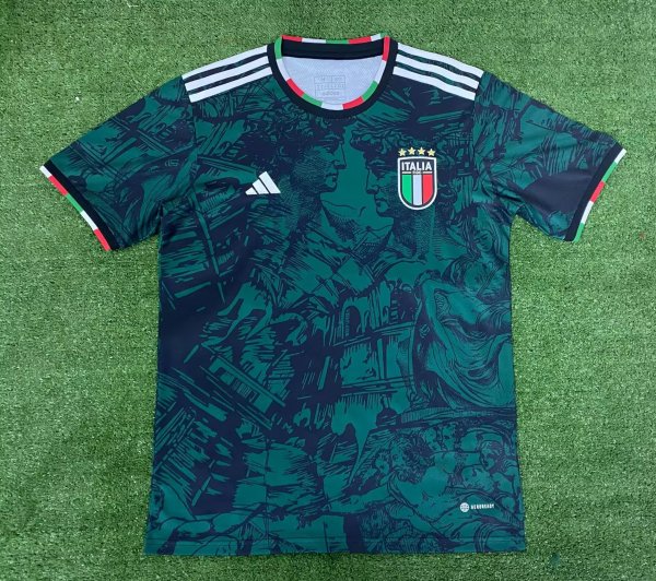 Italy Green Special Edition  Fans 1:1 Quality Soccer Jersey  23-24