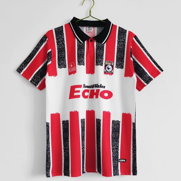 Retro Cardiff City  1:1 Quality Soccer Jersey  1993-1994