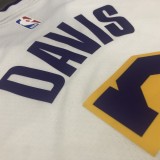 NBA Los Angeles vintage white V-collar No. 3 Davis with chip  1:1