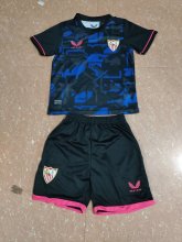 Sevilla Away kids   1:1 Quality Soccer Jersey   23-24