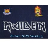 Retro Iron Maiden West Ham Home  1:1 Quality Soccer Jersey  1999