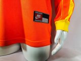 Retro Brazil goalkeeper  Long Sleeve   1:1 Quality Soccer Jersey  1998