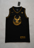 NBA Bucks 34 Black Gold Edition