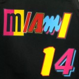 NBA Miami Heat HERRO #14 Black Top Quality Hot Pressing