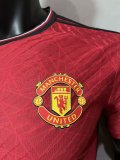 Manchester United Home Player 1:1 Quality Soccer Jersey    23-24