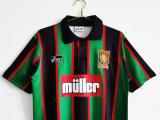 Retro Aston Villa Away  1:1 Quality Soccer Jersey  1993-1995