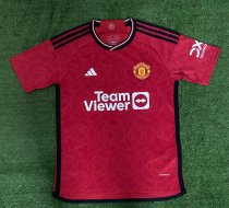 Manchester United Home Fans 1:1 Quality Soccer Jersey    23-24