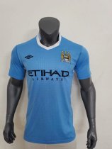 Retro Manchester City Home 1:1 Quality Soccer Jersey  2011-2012