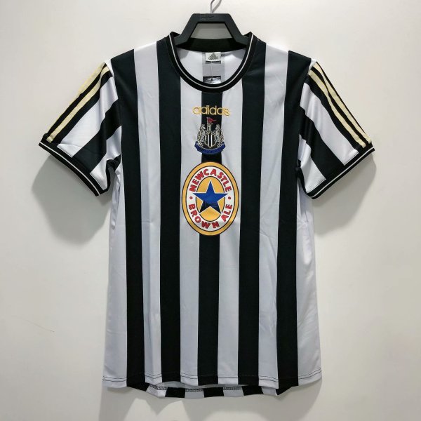 Retro Newcastle Home Fans  1:1 Quality Soccer Jersey  1997 1998 1999