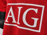 Retro Manchester United Home With Embroidery Champion 1:1 Quality Soccer Jersey   2007-2008