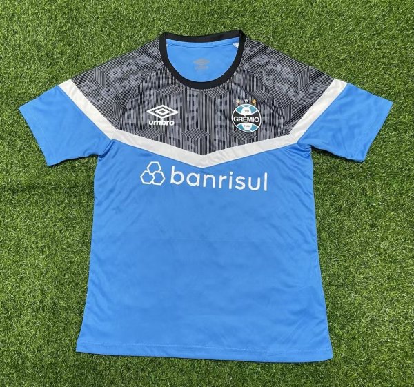 Gremio Training clothing black blue Fans 1:1 Quality Soccer Jersey   23-24