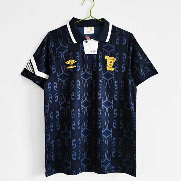 Retro  Scotland Home 1:1 Quality Soccer Jersey  1992-1993