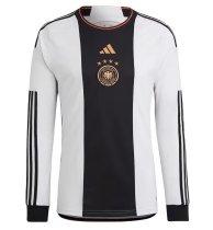 Germany Home Long  Sleeve Fans 1:1 Quality Soccer Jersey  22-23