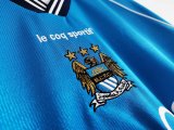 Retro Manchester City Home 1:1 Quality Soccer Jersey  1999 - 2001
