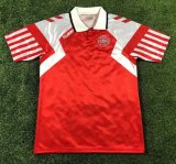 Denmark Home Fans 1:1 Quality Soccer Jersey  1992