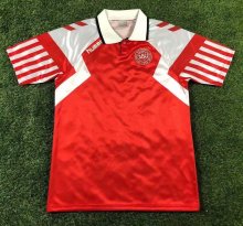 Denmark Home Fans 1:1 Quality Soccer Jersey  1992