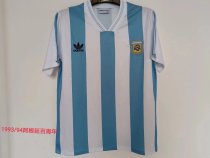 Retro Argentina Home  1:1 Quality Soccer Jersey  1993-1994