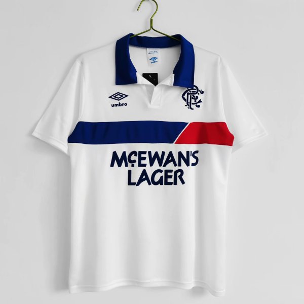 Retro Rangers Away 1:1 Quality Soccer Jersey  1994